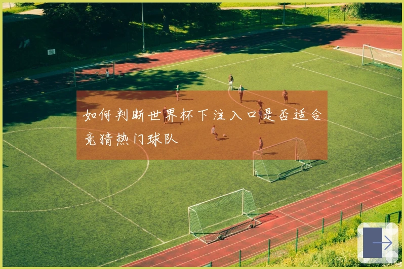 如何判断世界杯下注入口是否适合竞猜热门球队