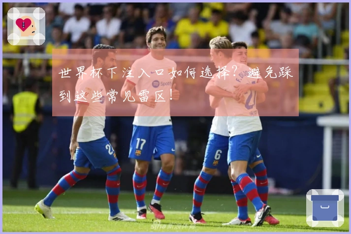 世界杯下注入口如何选择？避免踩到这些常见雷区！