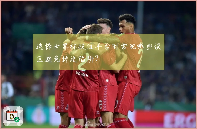 选择世界杯投注平台时常犯哪些误区避免掉进陷阱？