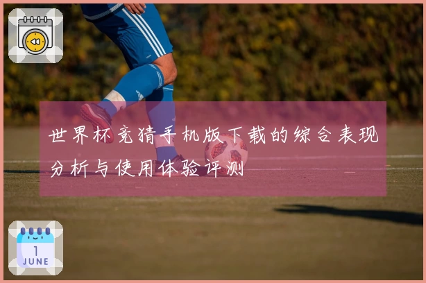 世界杯竞猜手机版下载的综合表现分析与使用体验评测