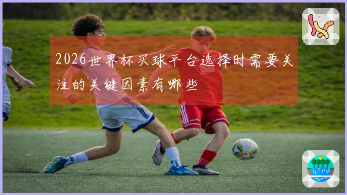 2026世界杯买球平台选择时需要关注的关键因素有哪些
