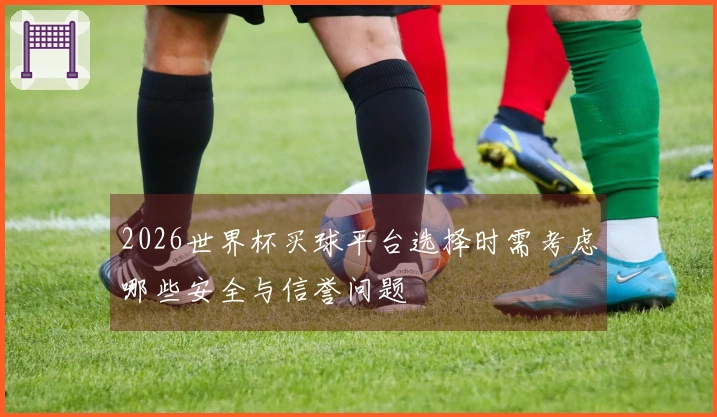 2026世界杯买球平台选择时需考虑哪些安全与信誉问题